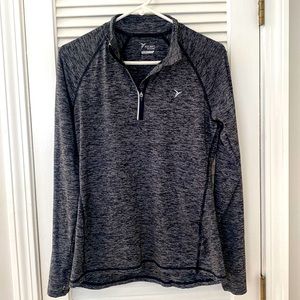 Workout, long sleeve, quick dry, half zip, active wear